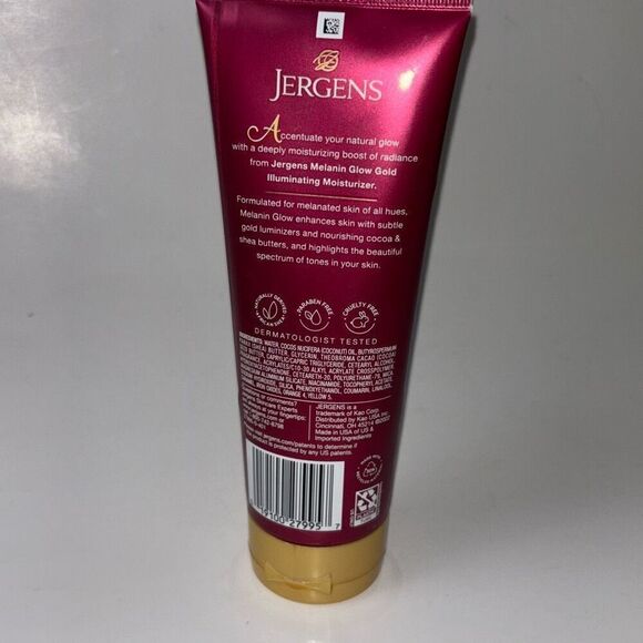 Jergens Melanin Glow Illuminating Moisturizer w/Gold Luminizers 7oz - Picture 2 of 3